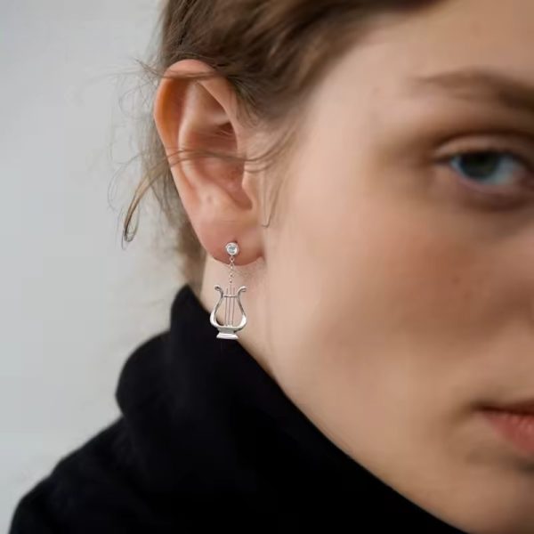 Aesthetic Instrument Handmade Dangle Earrings - Image 3