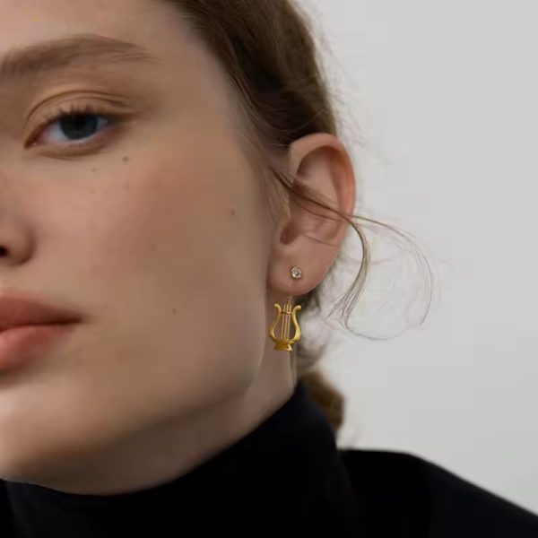 Aesthetic Instrument Handmade Dangle Earrings - Image 2